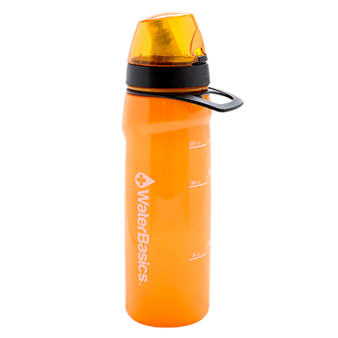 WaterBasics™ - Red Line Filtered Water Bottle