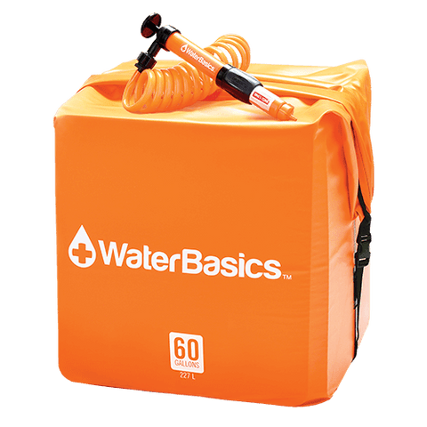 WaterBasics - Emergency Water Storage Kit, 60 Gallon (227l)
