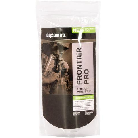 Aquamira® - Frontier™  Pro - Ultralight Filter Tactical Packaging